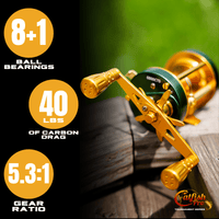 6800 CTS Round Baitcaster Reel