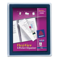 Avery® Flexi-View® Six-Pocket Organizer