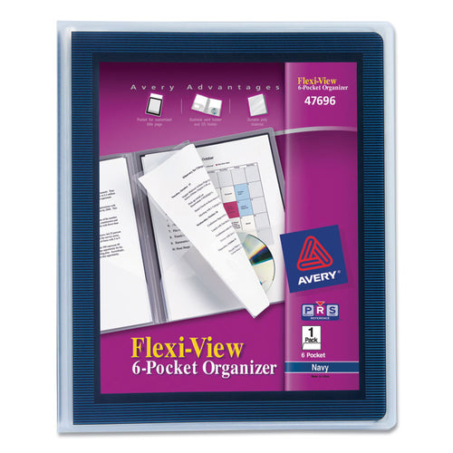 Avery® Flexi-View® Six-Pocket Organizer
