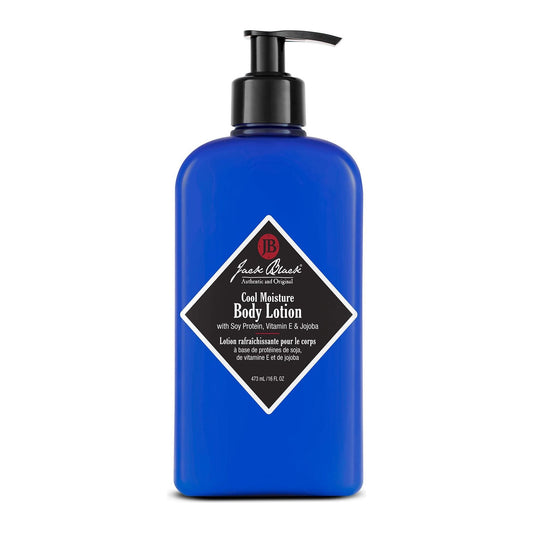 Jack Black Cool Moisture Body Lotion with Soy Protein, Vitamin E & Jojoba , 16 oz