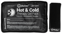 Premium Reusable Hot and Cold Therapy Gel Pack with Securement Straps