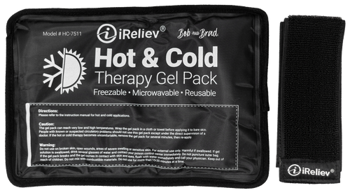 Premium Reusable Hot and Cold Therapy Gel Pack with Securement Straps