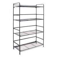 Advantus FlipShelf Four-Shelf Unit
