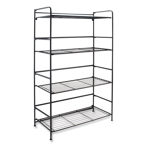 Advantus FlipShelf Four-Shelf Unit