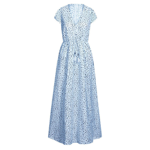 Sunset Dreams Polka Dot Boho Dress