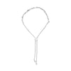 .925 Sterling Silver 1/2 Cttw Diamond Alternating Circle and Kite Link Adjustable Bolo Bracelet (I-J Color, I3 Clarity) - 4" to 10" Inches