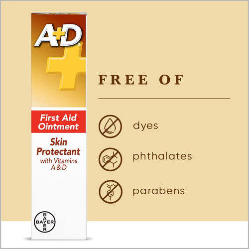 A+D First Aid Ointment, Dry Skin Moisturizer + Skin Protectant, 1.5 oz Tube EasyOptionXY LLC