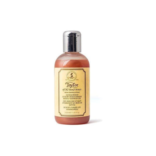 Taylor Of Old Bond Street Luxury Sandalwood Moisturizing Bath & Shower Gel 6.8 Oz