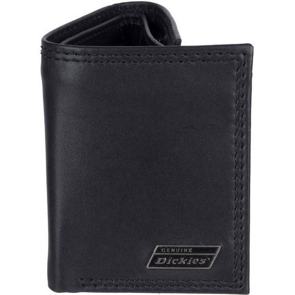 Genuine Dickies Men's RFID Leather Extra Capacity Trifold Wallet EasyOptionXY LLC
