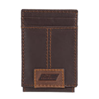 Genuine Dickies Men's RFID Leather Magnetic Front Pocket Wallet EasyOptionXY LLC