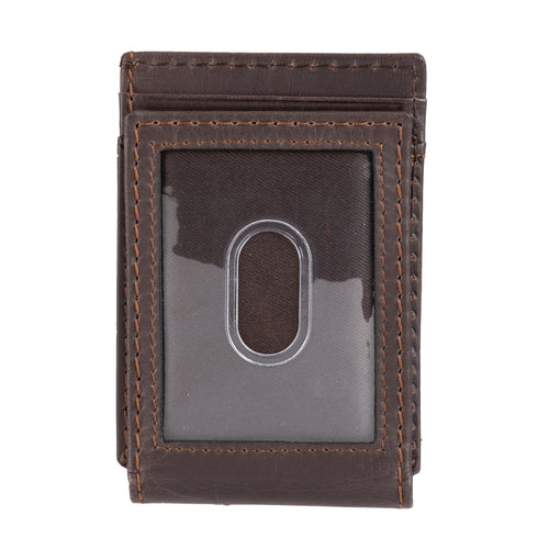 Genuine Dickies Men's RFID Leather Magnetic Front Pocket Wallet EasyOptionXY LLC