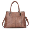 Luxury 3 Piece Leather Tote Set | Genuine Leather Cowgirl Shoulder Bag & Clutch