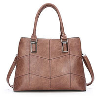 Luxury 3 Piece Leather Tote Set | Genuine Leather Cowgirl Shoulder Bag & Clutch