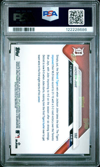 Graded 2025 Topps Now Jackson Jobe #192 Orange Foil /25 Rookie RC Baseball Card PSA 10 Gem Mint
