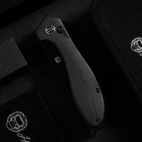 The Vector Folding Pocket Knife Giftset for Men and Women (Black)