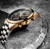 Men's Waterproof  Watch With Chronometers And Date Display Unique Design Perfect Gift