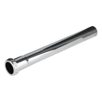 1-1/4" x 12" Slip-Joint Sink Drain Extension Tube, 20GA, Chrome Plated Brass