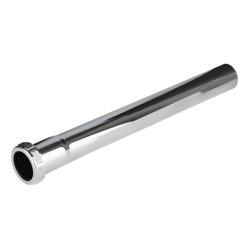1-1/4" x 12" Slip-Joint Sink Drain Extension Tube, 20GA, Chrome Plated Brass
