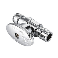 1/2" x 1/2" PEX Expansion Straight Stop Valve, 1/4 Turn (Lead Free) Plumbingsell