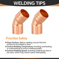 30 Pcs 3/4" 45º Copper Elbow at Wholesale Price