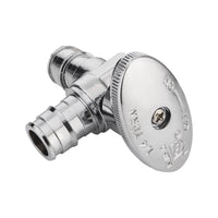 10 Pcs 1/2" x 1/2" PEX Expansion Angle Stop Valve, 1/4 Turn (Lead Free) Plumbingsell