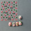 Summer Flamingo Nail Art Stickers