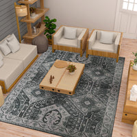 Premium Hand-Tufted Rug Made of 100% Wool  - Castilo - 9x12 Feet