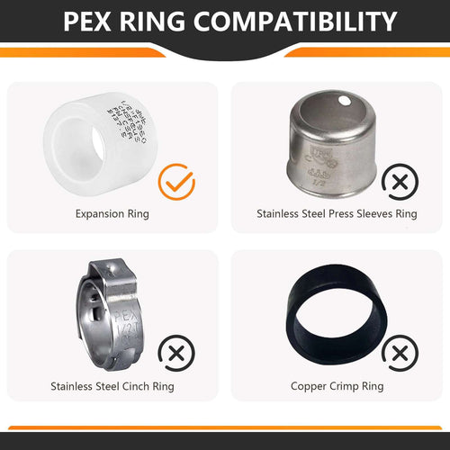 PEX A Expansion 3/4" x 1/2" x 1/2" PEX Expansion Reducing Tee (Lead Free) Plumbingsell