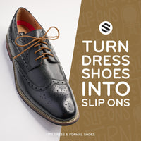 Light Brown Round Elastic Dress Shoe Laces The Original Stretchlace