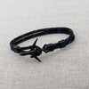 Modern Fashion Airplane Anchor Bracelets Men Charm Rope Chain Paracord Bracelet Women Male Air Force Style Wrap Metal Sport Hook Gift