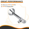 1/2" Sweat x 3/8" OD Compr. Angle Stop Valve, w/5" Angle Extension, 1/4-Turn (Lead Free)