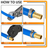 EFIELD PEX Ratchet, PEX Clamp Pinch Tool