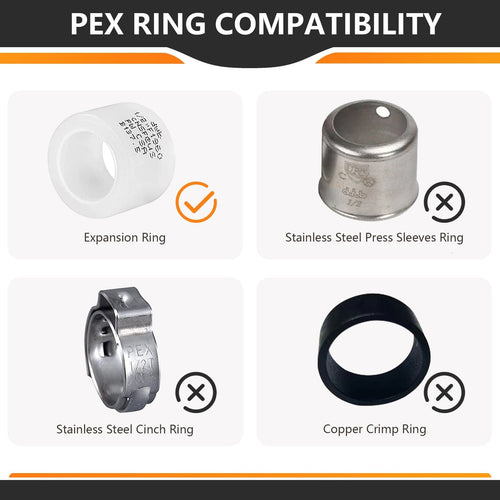 30 Pcs PEX A Expansion 1/2" PEX x 3/4" PEX Expansion Reducing Coupling Wholesale