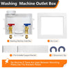 10 Pcs 1/2" Push Fit Inlet, Washing Machine Outlet Box