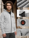 ANTARCTICA GEAR Heated Hoodie Sweater for Men with 12V 20000mAh Battery Pack