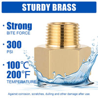 30 Pcs 1/2" M x 3/4" F NPT Connector