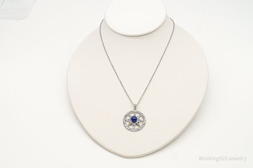 Designer Ryze Pearl Swarovski Crystals Sterling Silver Necklace
