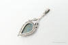 Large Designer Supreme Jewelers Labradorite Sterling Silver Pendant