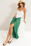 HYFVE Ruffle Trim Sarong Skirt Cover Up