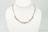 Vintage Southwestern Style Village Scene Sterling Silver Bib Necklace
