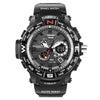 New Luxury Sport Watch With Dual Display LED Digital Analog Electronic Quartz  Display and Waterproof 30M protection