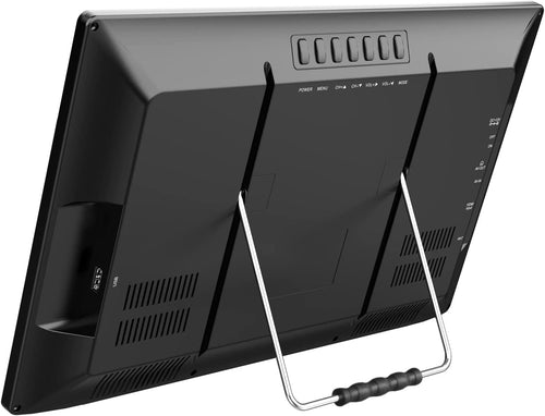 Portable 16" 12 Volt ACDC TV & Digital Multimedia Player with Built-in Rechargeable Lithium Battery & DC Car Cord (NT-1600) Jupiter Gear