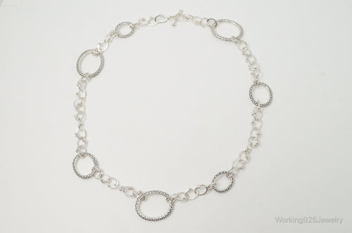 Designer Michael Dawkins Link Sterling Silver Necklace