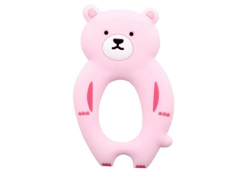 Baby Teether Silicone Rabbit Food Grade Bunny Teether Nursing Teething  Accessories Silicone Animal Teether For Kids and Baby