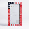 Poster Frame American Flag Collection Bone, Resin Inlay, Multi Color, 24 Sizes