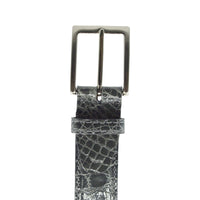Zelli Italia Zelli Italia 70-100-GRY ALLIGATOR Belt, Grey