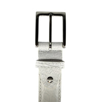 70-100-WHT ALLIGATOR Belt, White