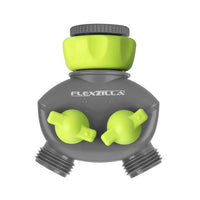 Flexzilla? 2-Way Hose Splitter, 3/4" - 11 1/2 GHT Fittings, ZillaGreen? EasyOptionXY LLC