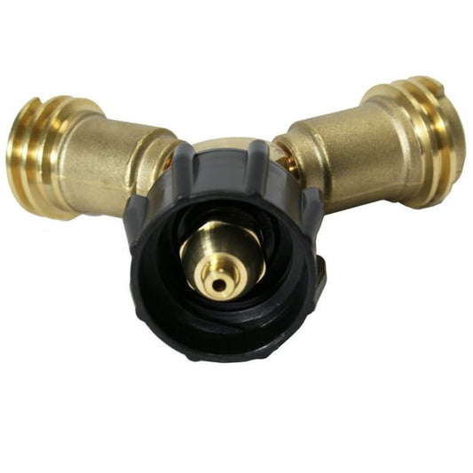Gas One Propane Tee Adapter - Y Splitter EasyOptionXY LLC