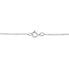 .925 Sterling Silver 1/10 cttw Pave-Set Round-Cut Diamond Open Cross 18" Pendant Necklace (I-J Color, I1-2 Clarity)